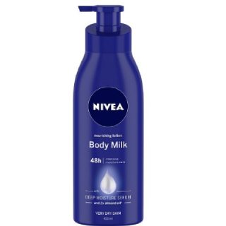 Save Rs.62 On Nivea Nourishing Body Milk With Almond Oil, 400 ml